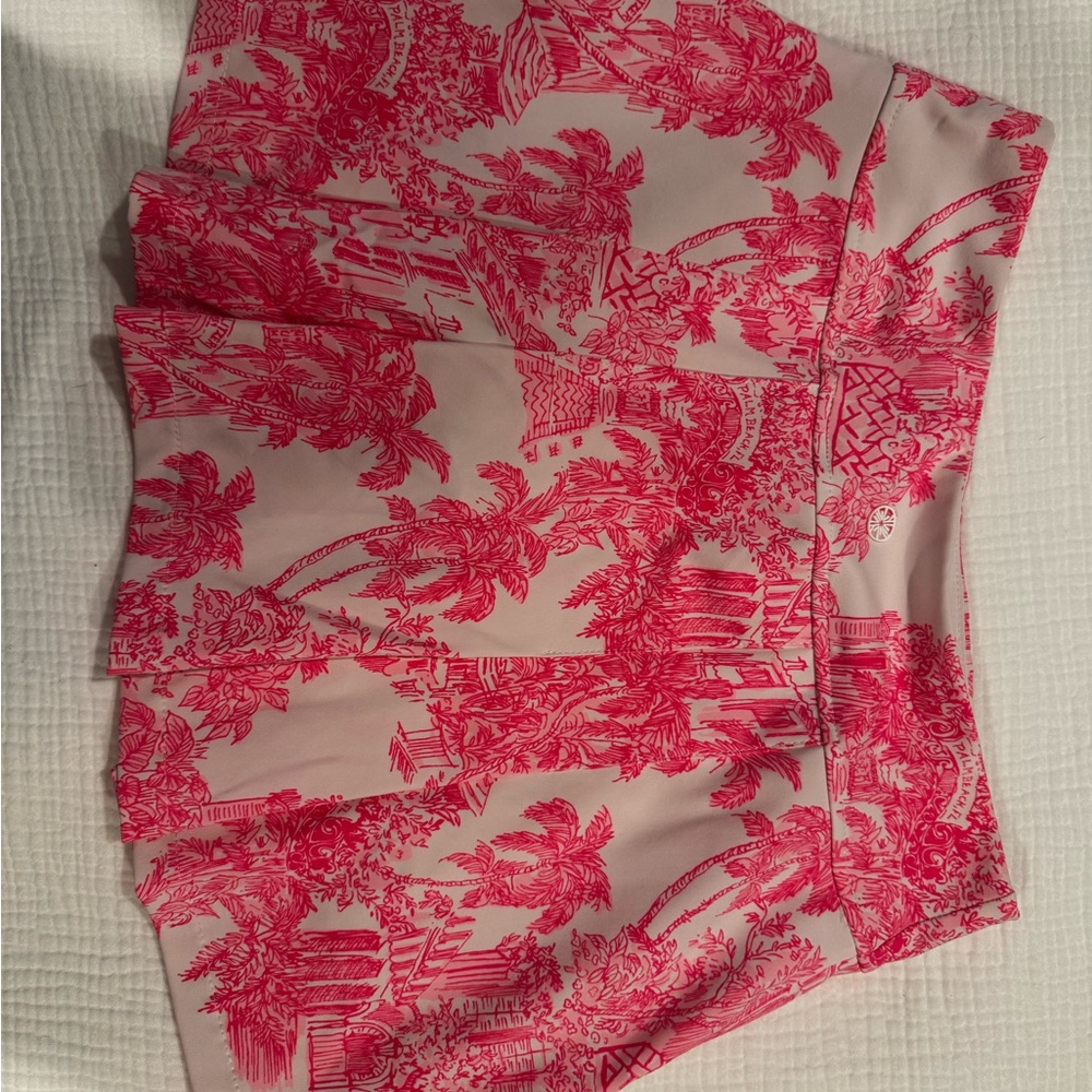 Lilly Pulitzer Pink Skorts Lightweight Summer Essential